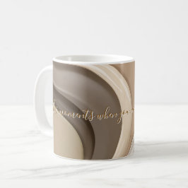 Taza De Café Música clásica en un gráfico abstracto elegante