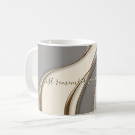 Taza De Café Música clásica en un gráfico abstracto elegante