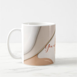 Taza De Café Música clásica en un gráfico abstracto elegante