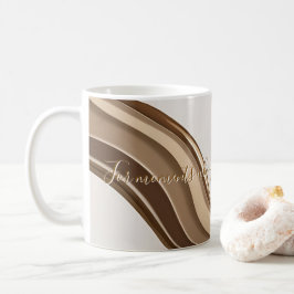 Taza De Café Música clásica en un gráfico abstracto elegante
