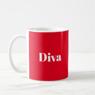 Taza De Café Música de cantante de ópera diva interpretada como