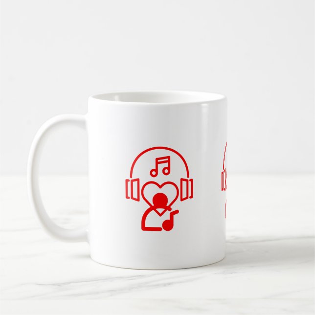 Taza De Café Música de corazón (Izquierda)