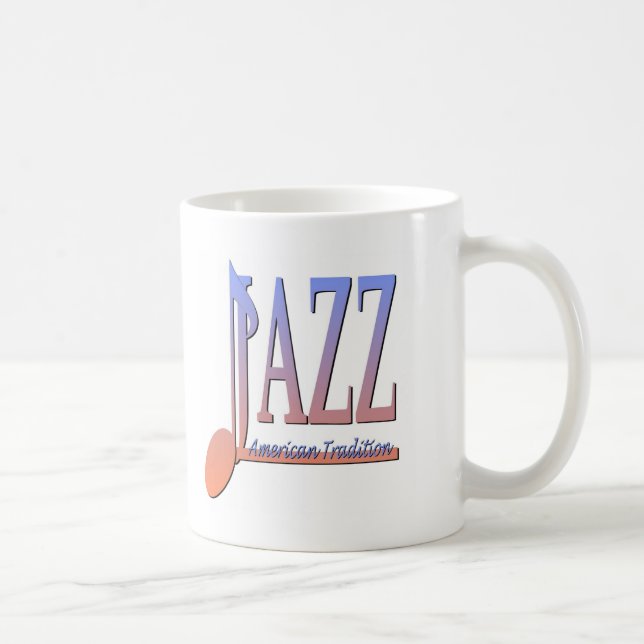 Taza De Café Música de jazz americana (Derecha)