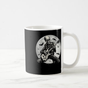 Taza De Café Música de rock de guitarra Halloween niños