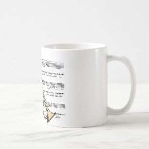 Taza De Café Música de trompeta 11 B