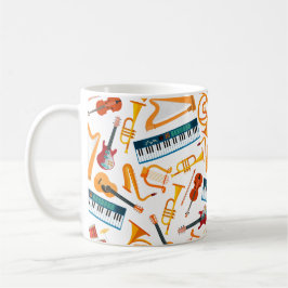 Taza De Café Música en cada sip: Mug de armonía instrumental