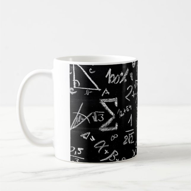 Taza De Café música para profesores de matemáticas, matemáticas (Izquierda)
