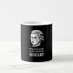 Taza De Café Música: Retrato de Wolfgang Amadeus Mozart