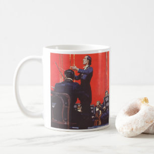 Taza De Café Música Vintage, Dirigiendo una Orquesta