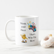 Música y cerveza, por eso estoy aquí en una