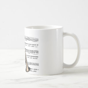 Taza De Café Musical 12 B de la trompeta