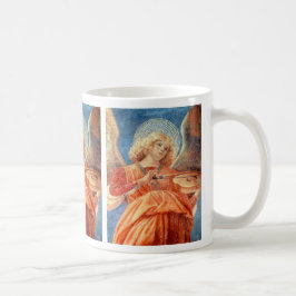 Taza De Café Musical angel playing the violin fresco