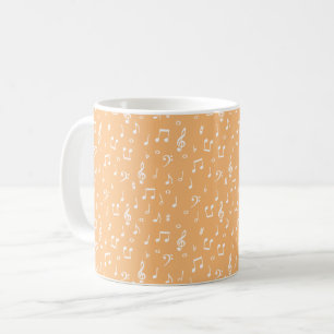 Taza De Café Musical blanco