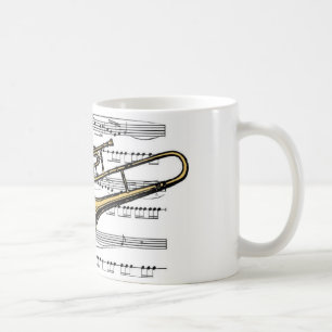 Taza De Café Musical Trombone 14 B