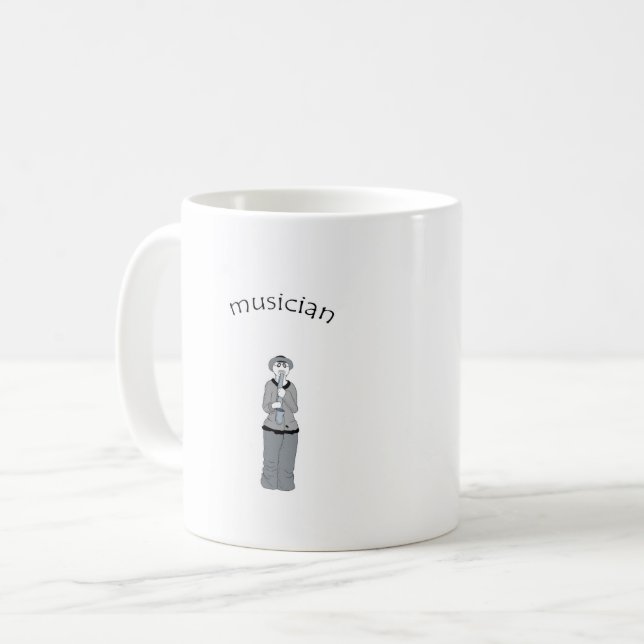 Taza De Café músico (Anverso izquierdo)