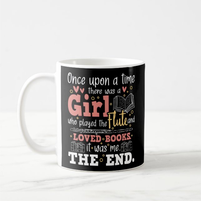 Taza De Café Músico de banda de flautista de flautista libro de (Izquierda)