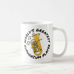 Taza De Café Músico de bronce, el mejor jugador de eufonio del