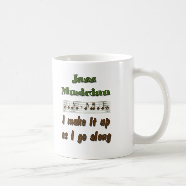 Taza De Café Músico de jazz (Derecha)