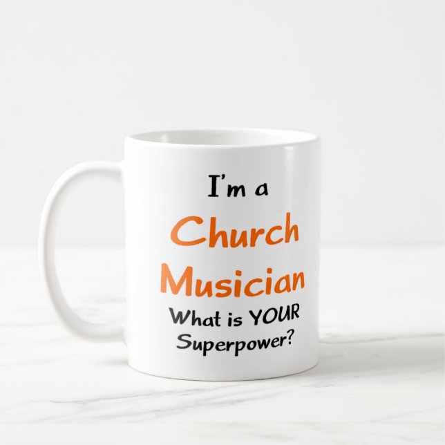 Taza De Café músico de la iglesia (Izquierda)