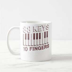 Taza De Café Músico Divertido Pianista Regalos Amante de la Mús