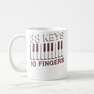 Taza De Café Músico Divertido Pianista Regalos Amante de la Mús