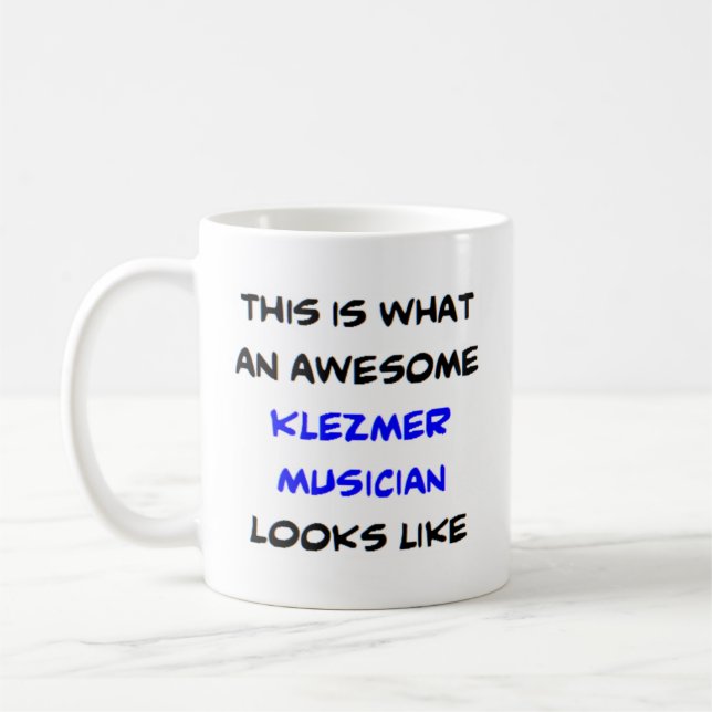 Taza De Café músico klezmer, impresionante (Izquierda)