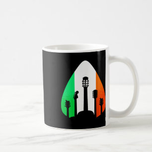 Taza De Café Músico Música de Guitarra Irlandesa Día de San Pat