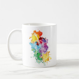 Taza De Café Músico Violonchelista Orquesta Violonchelo