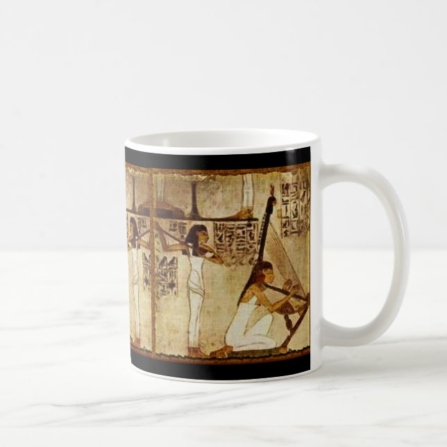 Taza De Café Músicos de Akhnaton Egyptian Mug (Derecha)