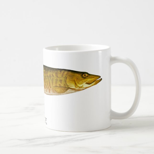 Taza De Café Muskellunge Fish Coffee Mug (Derecha)