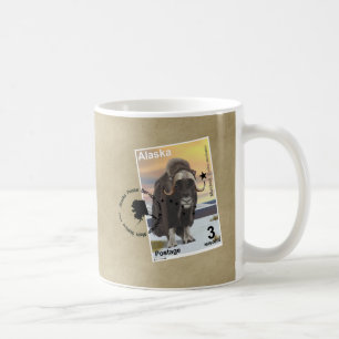 Taza De Café Muskox Stamp Souvenir