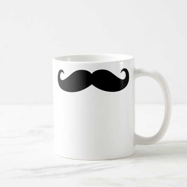 Taza De Café Mustache Mustache, diseño de bigote (Derecha)