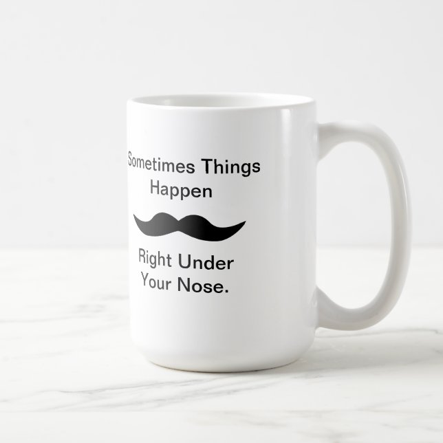 Taza De Café Mustaches Happen (Derecha)