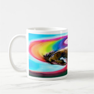 Taza De Café Mustang Unicorn