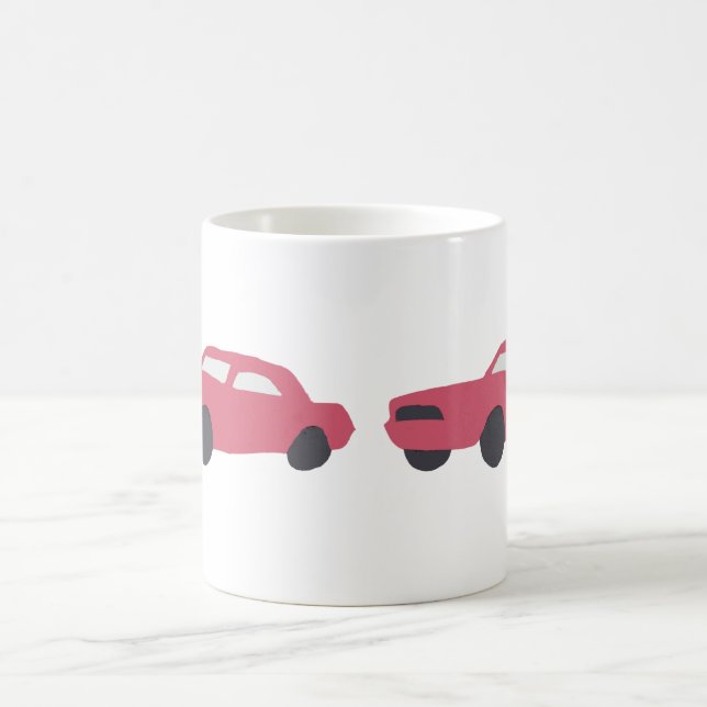 Taza De Café Mustango del rojo '65 (Centro)