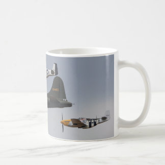 Taza De Café mustangos b-17 y p-51