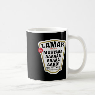 Taza De Café Mustard Lamar Tv Off Usa Tu Corazón - Mostaza