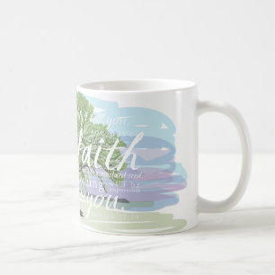 Taza De Café Mustard Seed Faith Mug, Mateo 17:20