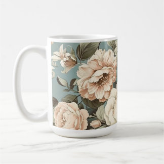 Taza De Café Muted Botanical Dream