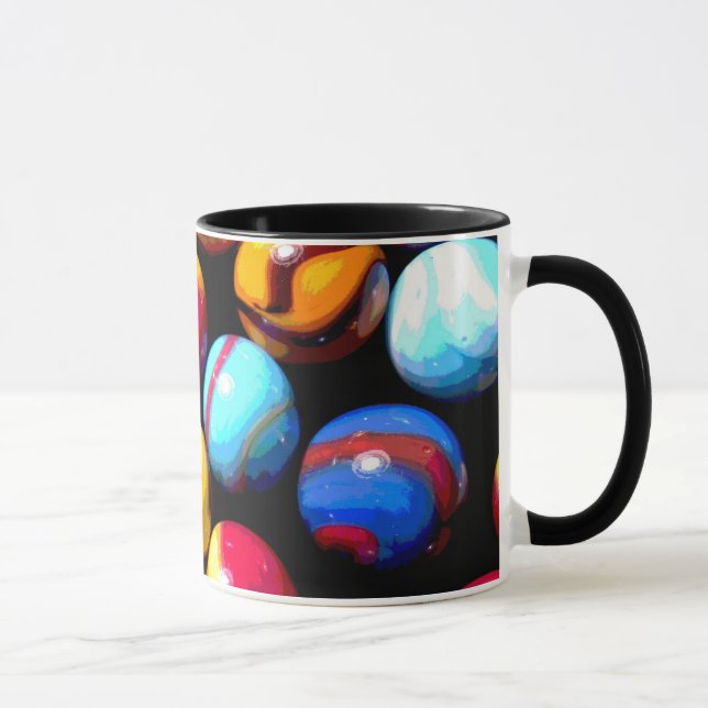taza de café Muti-coloreada de los mármoles (Derecha)