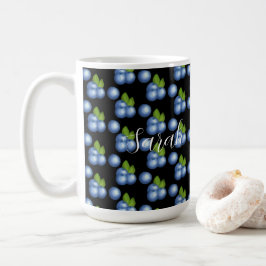 Taza De Café Muy dulces Blueberries de verano