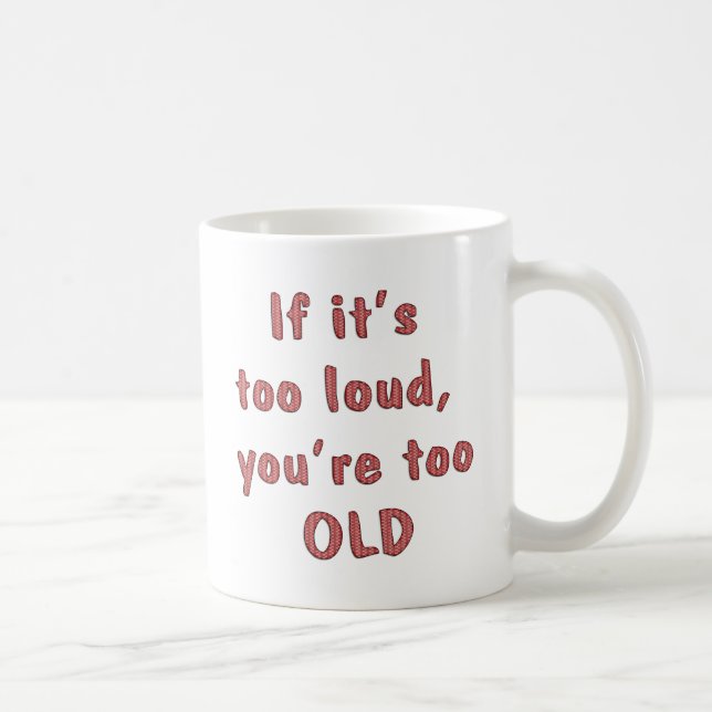 Taza De Café Muy viejo (Derecha)