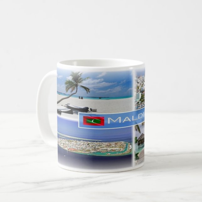 Taza De Café MV Maldivas - Malè - (Anverso izquierdo)