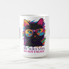 TAZA DE CAFÉ MY AURA SAYS