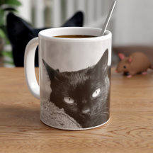 My Black Cat Photo Mug