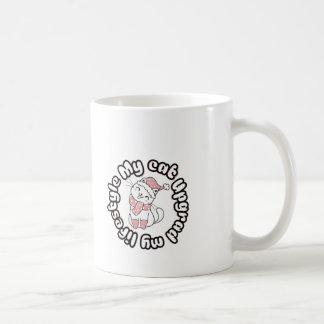 Taza De Café My Cat Upgraded My Lifestyle – Cute Cat Design