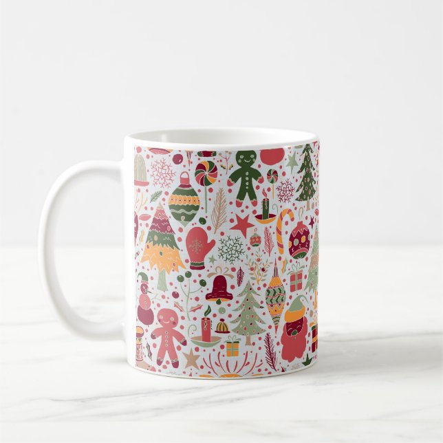 Taza De Café My Christmas Goodies Blue (Izquierda)