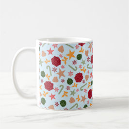 Taza De Café My Christmas Objects Blue