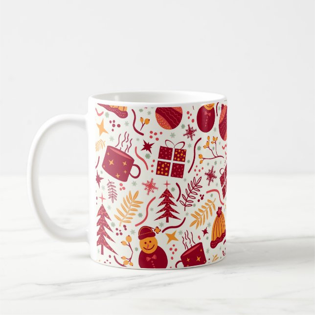 Taza De Café My Christmas Ornaments Beige (Izquierda)