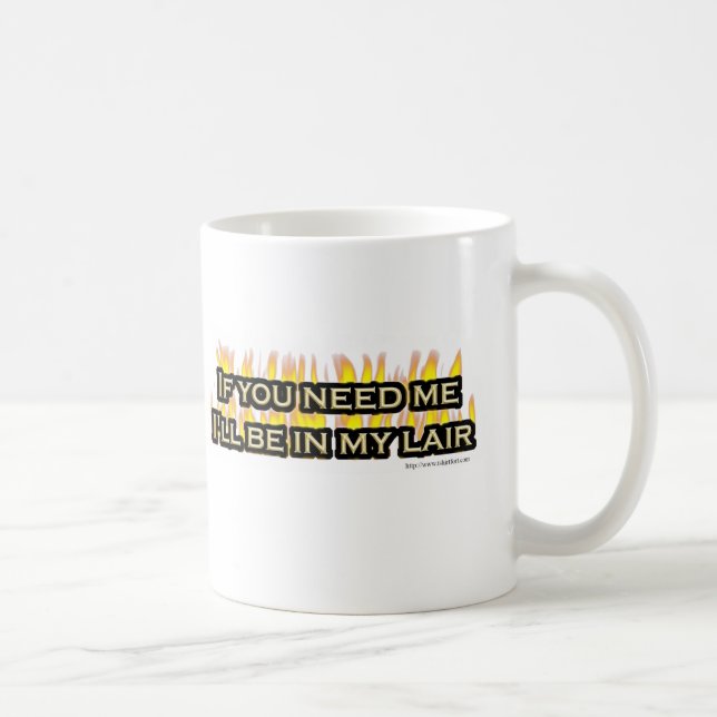 Taza De Café My Evil Lair Funny Villain Motto Lifestyle (Derecha)